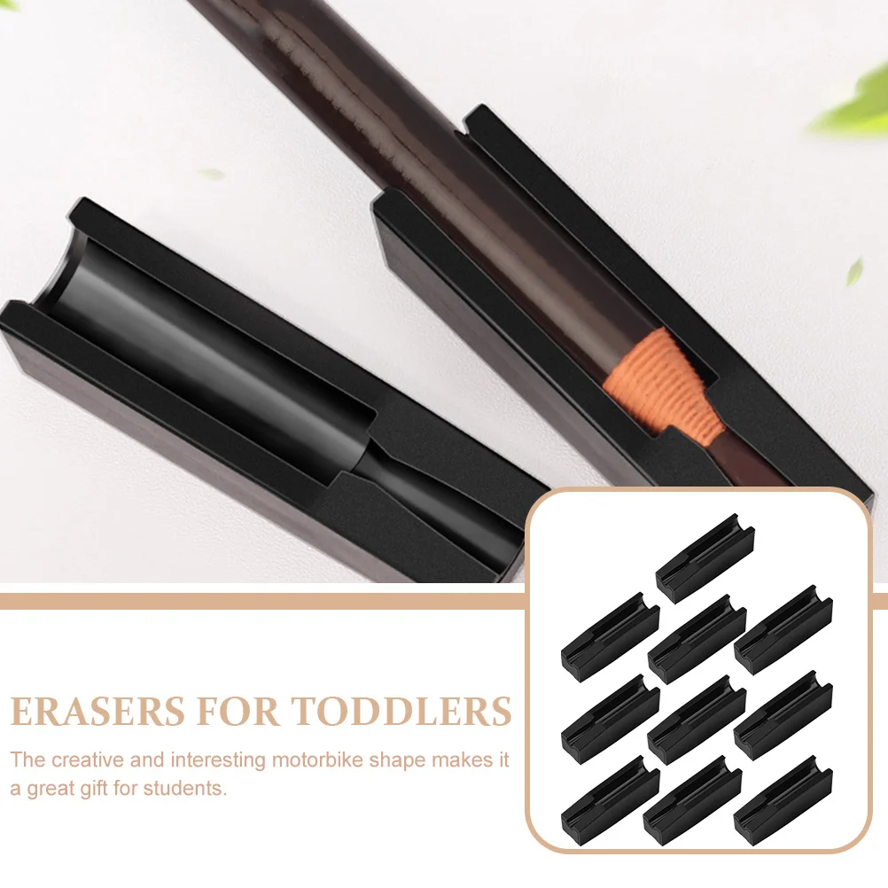 Fente-crayon à sourcils, 10 pièces, Portable, léger, pratique, aide pour tondeuse à crayons, fente pour stylo à sourcils