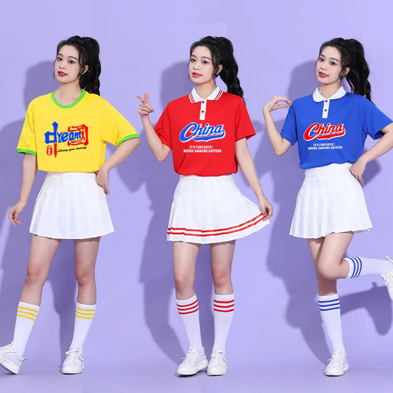 dostosowana damska sukienka dla dorosłych do tańca brzucha dla uczniów chorusów Gry sportowe Koszykówka Sukienka do tańca cheerleaderek dla dzieci