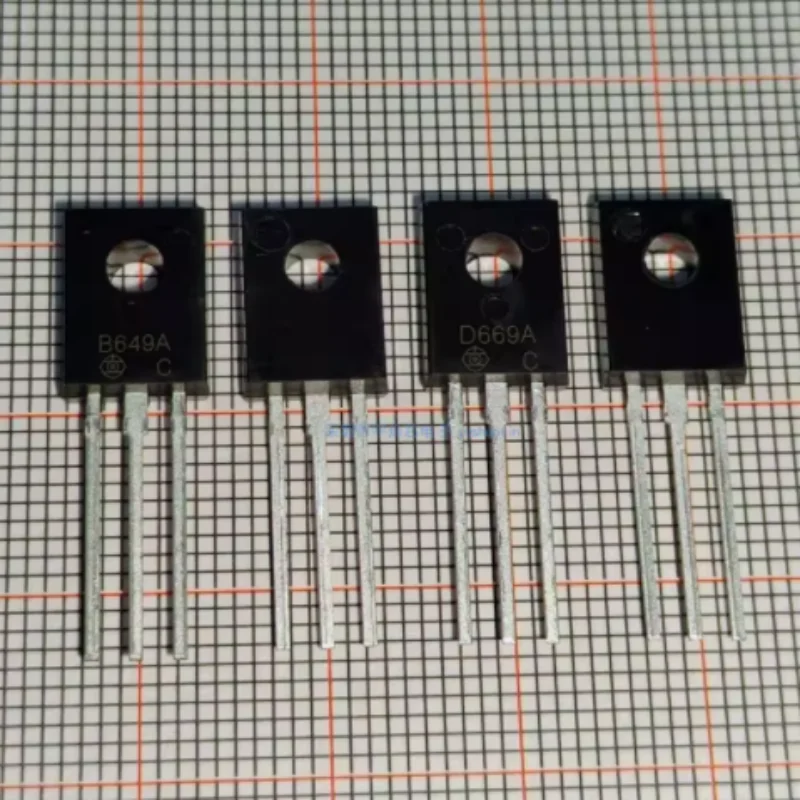 5pairs/lot B649A D669A 2SB649A 2SD669A Brand New Original Genuine Audio Amplifier Tube TO-126