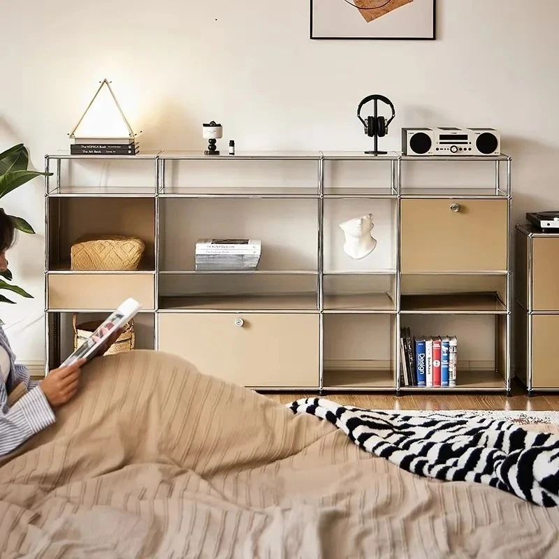 

Hot-selling item Side Cabinet Large Capacity Removable Stainless Steel Locker Dining Side Cabinet