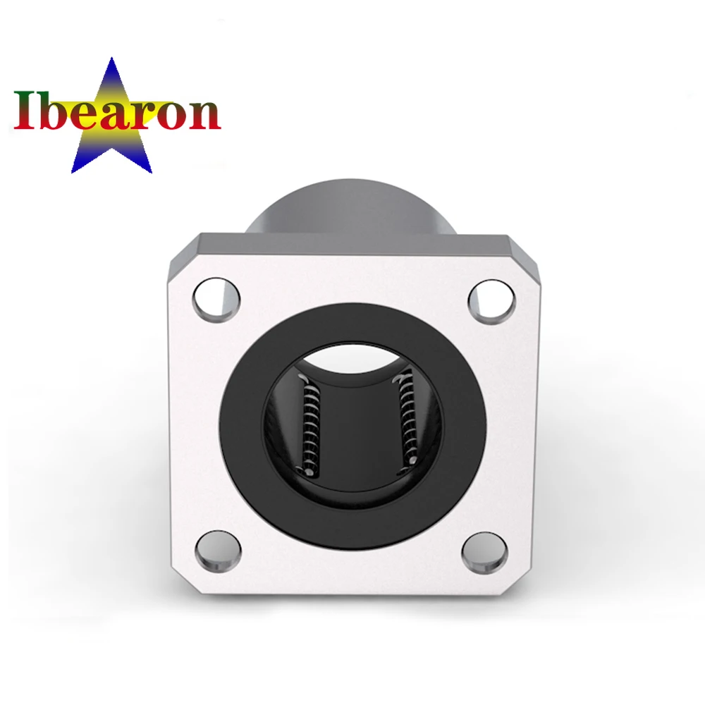 

1PCS LMK20UU Standard Type Square Flanged Linear Motion Ball Bearing Seals On Both Side High Quality Resin Retainer