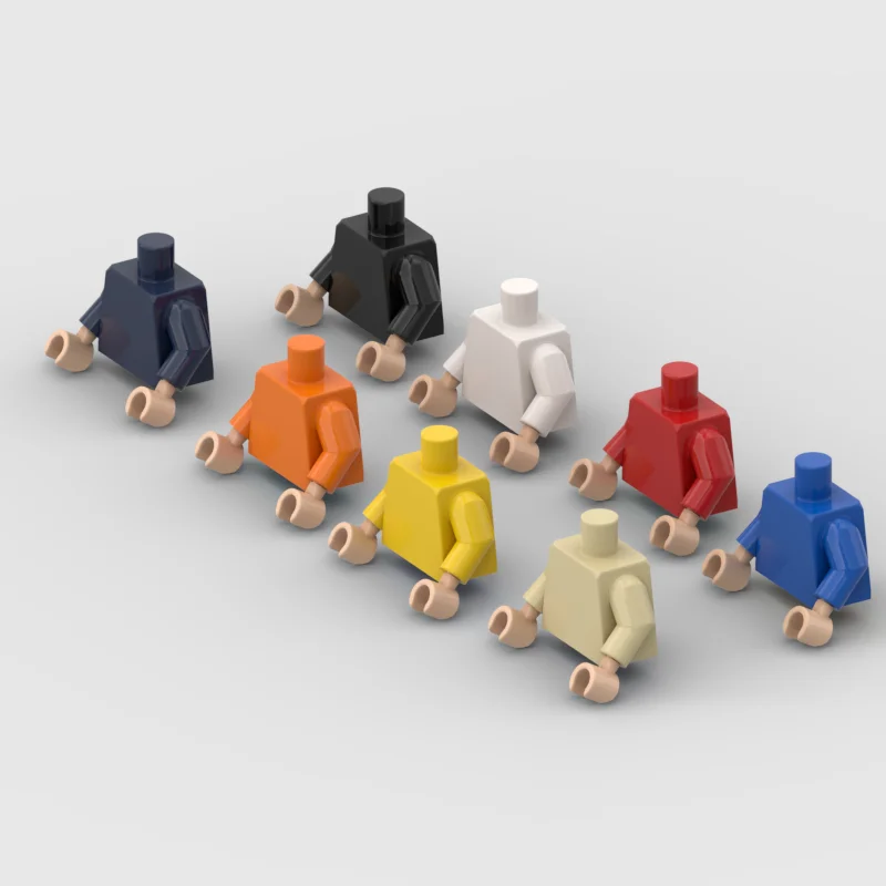 

*Фигурка Торс+руки+руки* 20 шт. Кирпич-блок «сделай сам», артикул No Совместим с другими сборными частицами