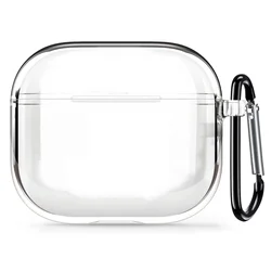 Clear Soft TPU Bluetooth Earphone Case with Lanyard Strap for AirPods Pro 2 2022 2nd Generation Air Pods 3 2 1 Cover Accessories