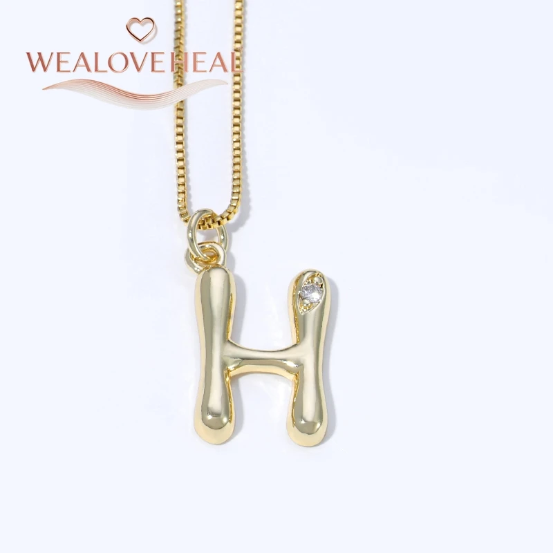 muttertagsgeschenk，Luxuriöse Halskette mit Initialen von A bis Z aus 18 Karat vergoldetem Messing, glänzender CZ-Buchstabenanhänger, minimalistischer Alphabet-Schmuck für Frauen, individuelles Namensgeschenk – Detail 26