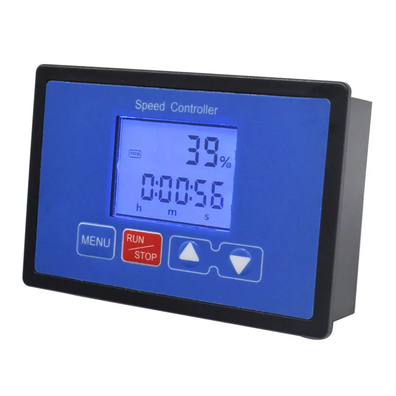 12V 24V 36V 48V LCD Smart Digital Display PWM Control Dc Motor Speed Controller Timing Loop Control Wireless Remote 9-55V