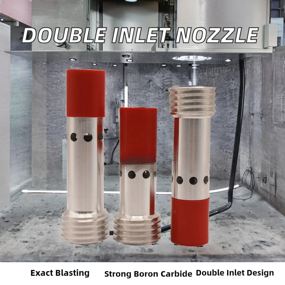 Precision double inlet sandblasted Venturi nozzle, brand new condition 1.1 kg, piping