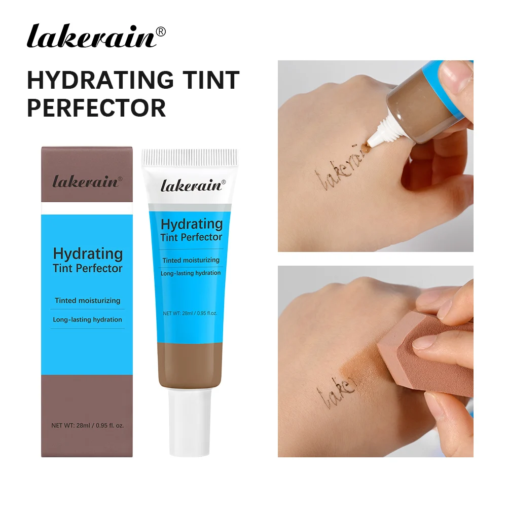 Strong Coverage Tinted Hydrating Cream Lightweight Concealer Even Skin Tone Semi-matte Finish Natural Moisturizes Face Makeup