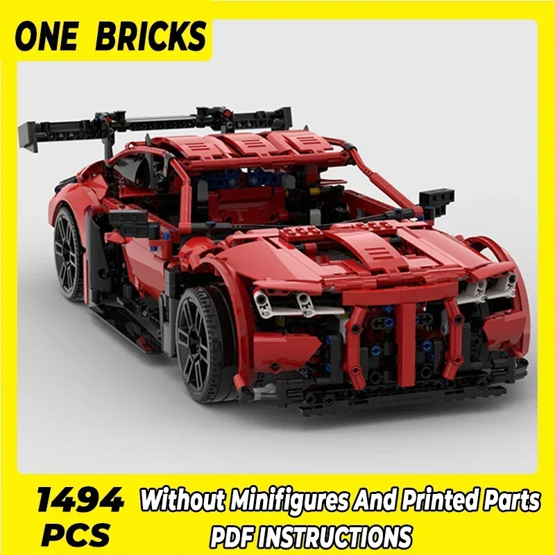 Moc Building Bricks Urban Car Model Speed Champion M4 GT3 Technology Modular Blocks Gifts Christmas Toys DIY Sets Assembly