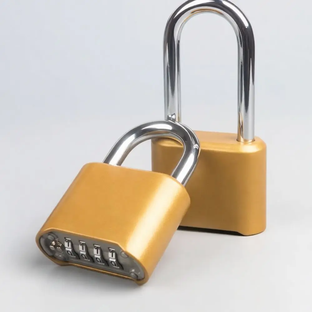 Security Combination Padlock Rustproof Zinc Alloy Coded Lock For Storage Cabinet Tool Case Gym Locker Outdoor Shed Door