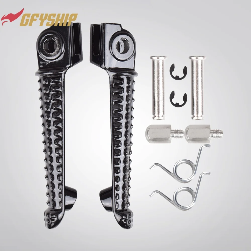 Motorcycle Front Footrests Foot pegs For YAMAHA YZF R1 1998-2023 R1S R1M 2015-2023 R6 1999-2020 YZF R6S 2003-2009