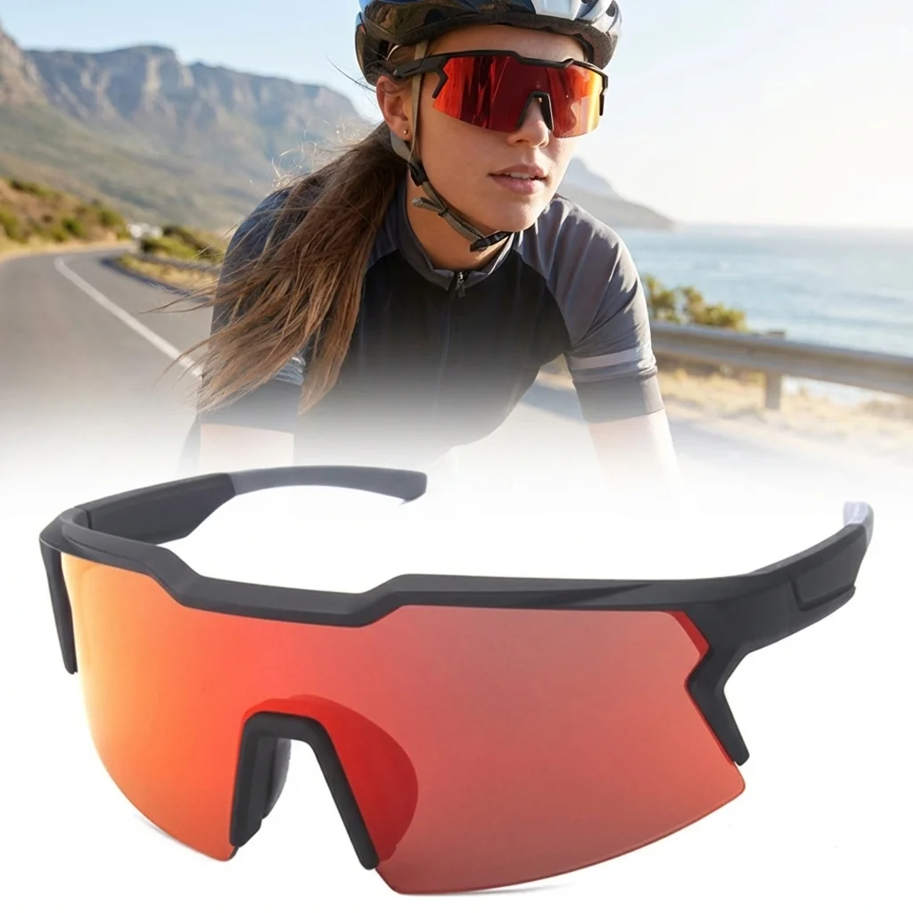 

Polarized Cycling Sunglasses UV400 Sports Bike Glasses MTB Road Bicycle Sunglasse Windproof Outdoor Riding Eyewear for Men Women