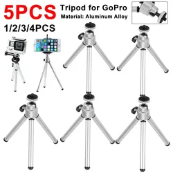 1-5PCS Phone Tripod Stand Universal Aluminum Alloy Tripod for Gopro iPhone Camera Universal Photography Tripod Camera Accessory