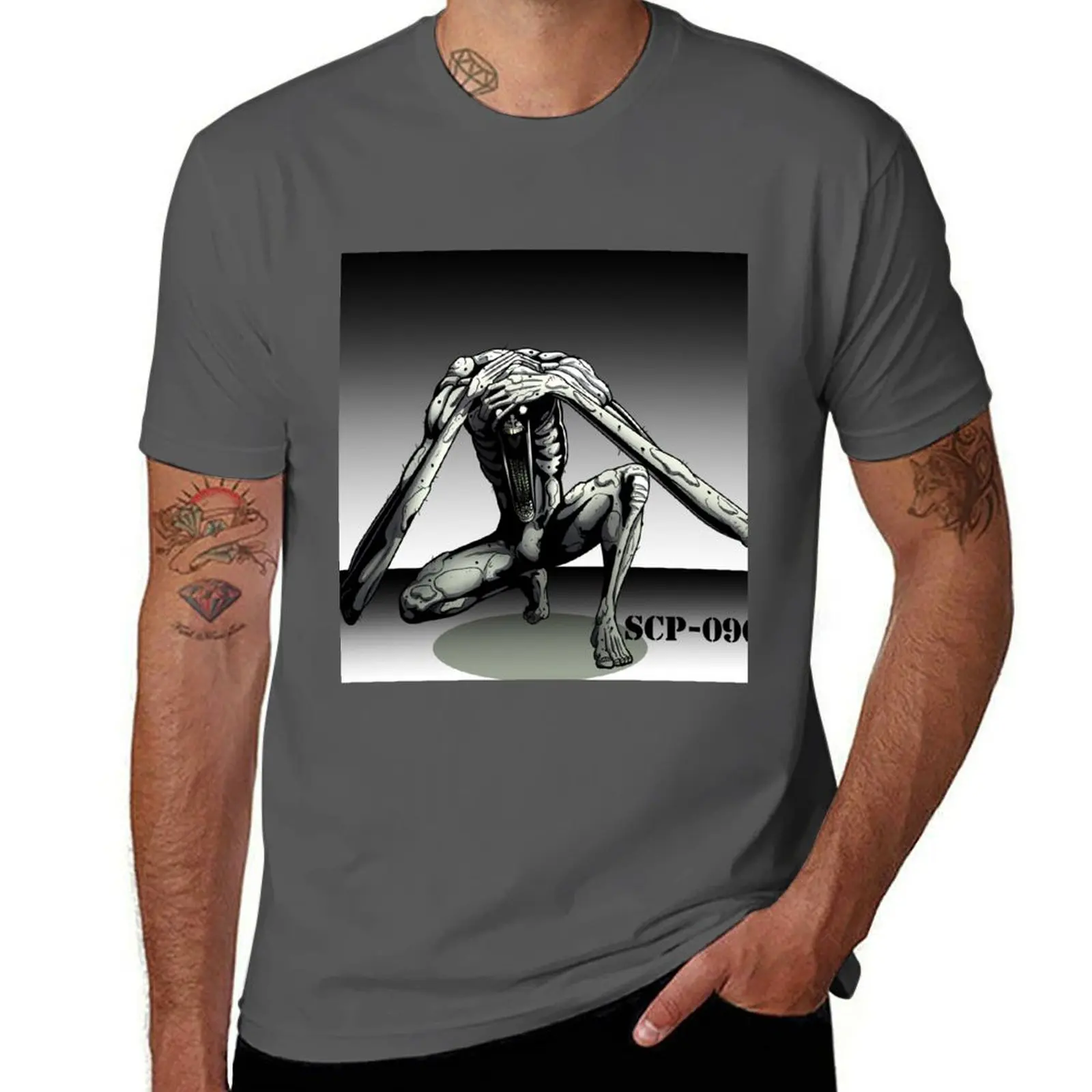 

SCP-096 (The Shy Guy) T-Shirt t shirt for man 100 percent cotton t shirts for man graphic tees t shirts for man cotton T-Shirt