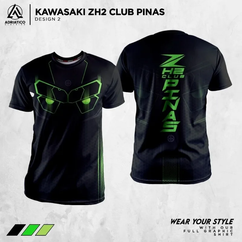 تي شيرت كاواساكي نينجا لسباق الدراجات النارية للرجال والنساء للرياضات الخارجية والترفيه وركوب الدراجات للبالغين سريع الجفاف وطباعة ثلاثية الأبعاد #3