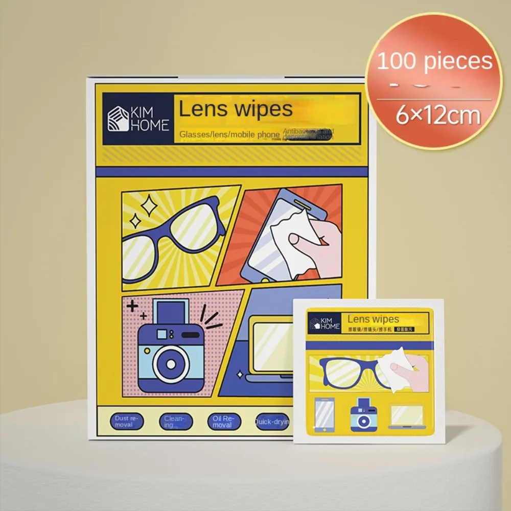 Disposable Anti-fog Glasses Wipes Eye Wear Accessories Eyewear Protector Len Phone Screen Cleaning Wipes Sunglasses Wipe Cloth