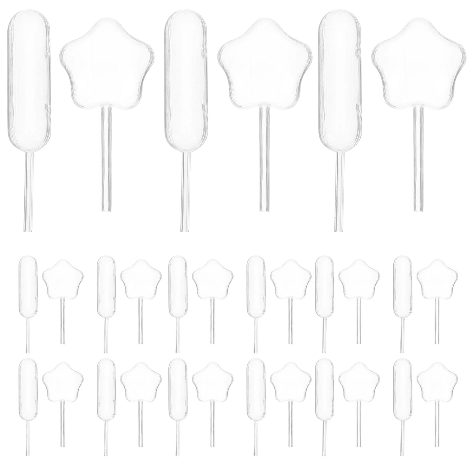 

2pcs Baking Jam 2 Bags Clear Mini Transfer Pipettes Disposable Sauce Cream for Cupcakes Cupcake Pipettes Decor Liquid