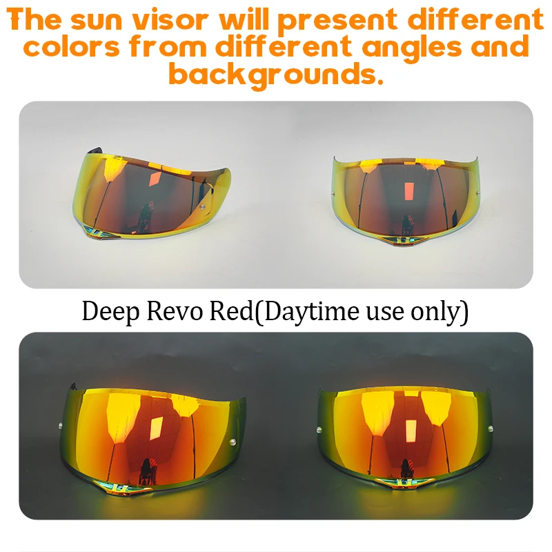 K1 خوذة قناع ل AGV K1 الجبهة فتح نوع اللونية قناع دراجة نارية درع خوذة عدسة الأشعة فوق البنفسجية المحمية ليلا ونهارا #6