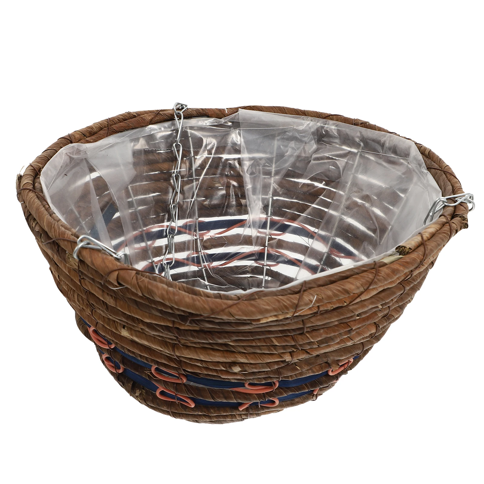 

Rattan Flower Round Hanging Storage Basket Shape Woven Plant St Hanging Storage Home Decor Eco Friendly Large Capacity
