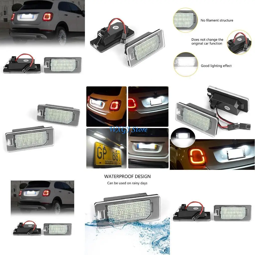 

37JE 18SMD Ксеноновый белый светодиод для замены задних ламп с заменой задних номеров 500X