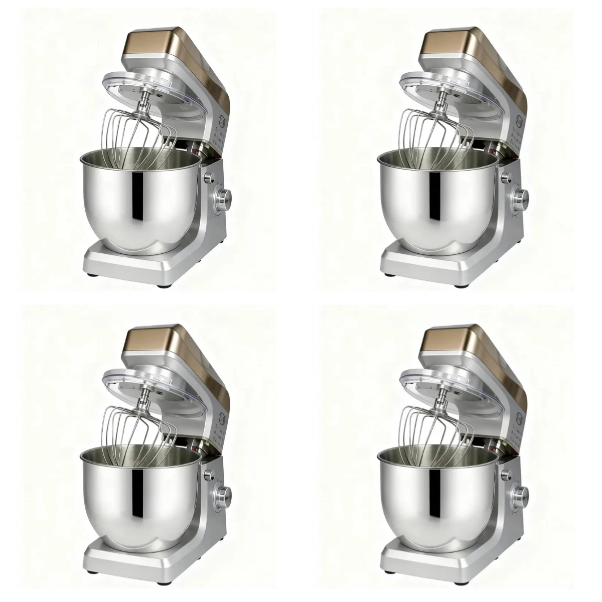 BRENU New 1500W Electric Mini Kitchen Dough Mixer High Productivity Low Noise Wheat & Flour Baking Equipment