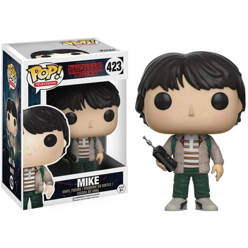 2024 New Arrival FUNKO POP!!! Mike #423 #428 Demogorgon SE Max #806 Action Figure PVC Model Collection Toys for Kids Gifts