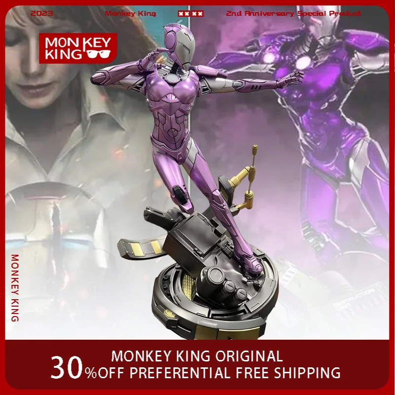 

52cm Marvel Comics Figure Pepper Iron Man Resin Extremely Large Collection Model Desktop Ornaments Holiday Gifts Children Toys