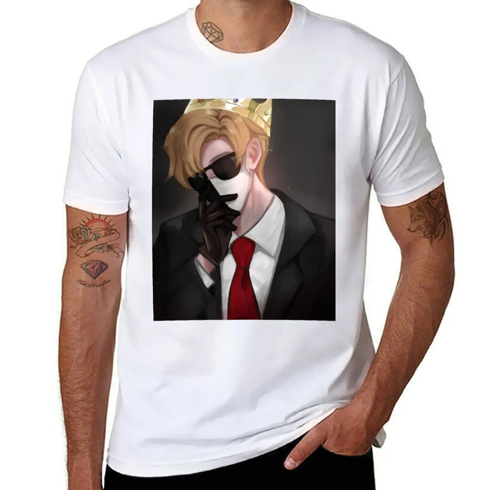 

Ranboo Merch T-Shirt man t shirts for men men t shirt cotton 100% T-Shirt