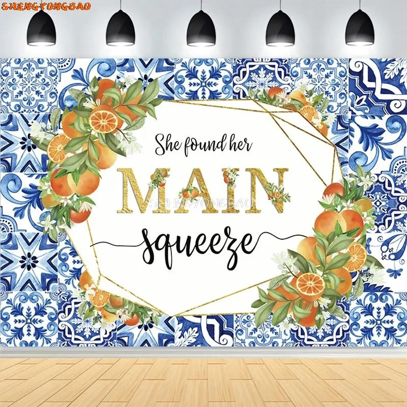 الأزرق سيراميك الليمون خلفيات للتصوير الفوتوغرافي الدعائم استحمام الطفل حفلة عيد ميلاد العروس الزفاف استوديو الصور خلفية OB-01