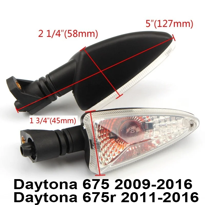 Motorcycyle Turn Signal Light Fit For Daytona 675 2009-2016 Daytona 675r 2011-2016