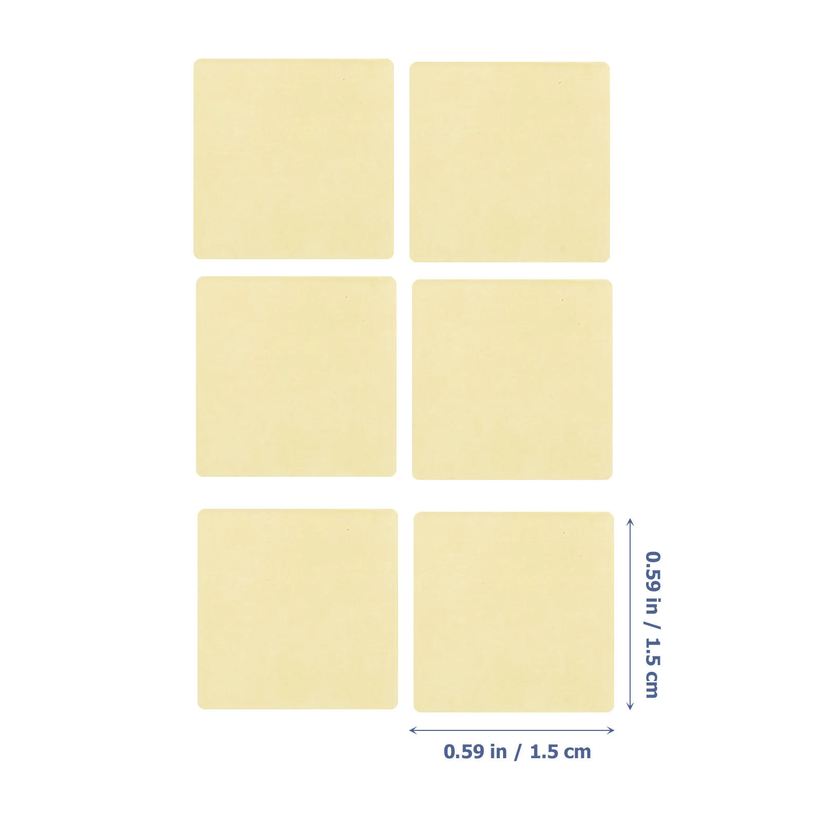 150Pcs Transparent Stickers Double Sided Adhesive Squares Strong Stickiness No Damage for Decorations Sealing Double Sides Tape