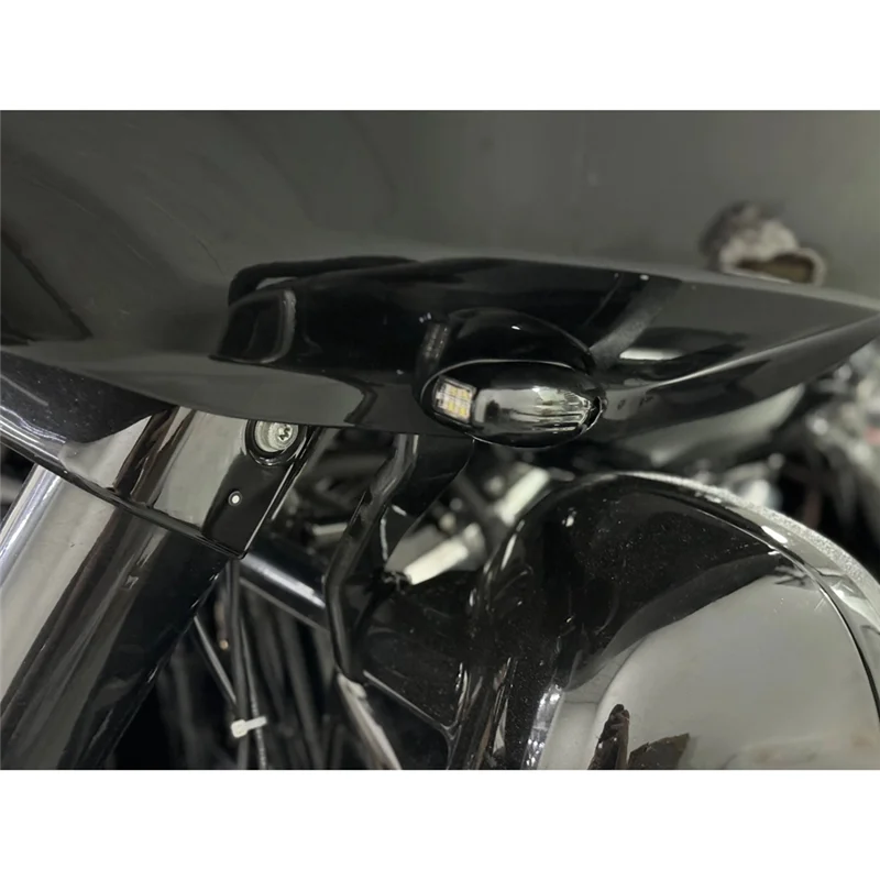 

Front LED Turn Signal Running Light Motorcycle Accessories For Davidson Road Glide FLTRX 2015-2023