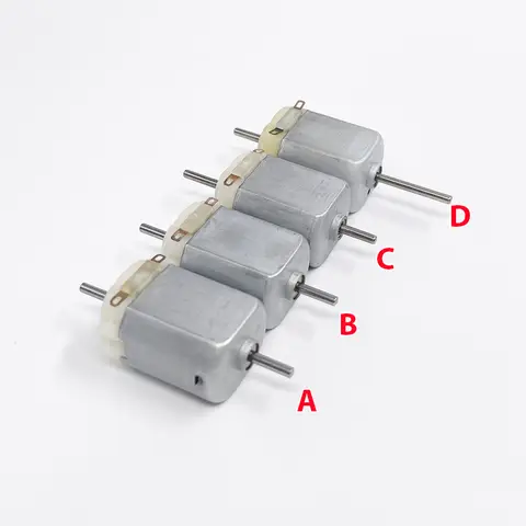 FC-130SA Mini 130 Dual Shaft Motor DC 3V 3.7V 5V 6V 9V 12V High Speed Micro 20mm Electric Motor DIY Hobby Toy Car Boat Train
