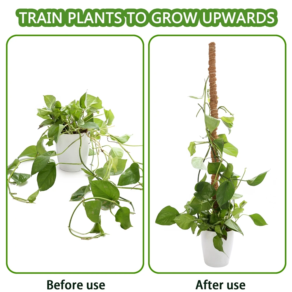 1PC DIY Modeling Plant Climbing Rod Climbing Vine Coconut Palm Rod Can Be Bent and Shaped Moss Rod jardin Gardening Pillar