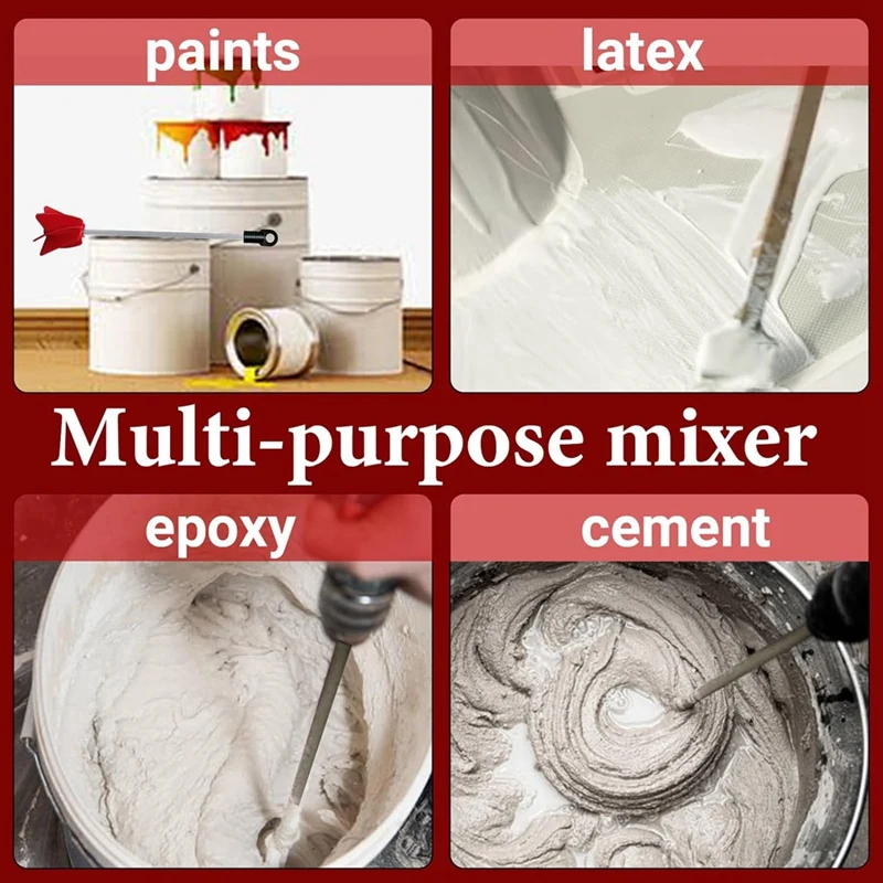 Смеситель для красок для дрели, 12 дюймов