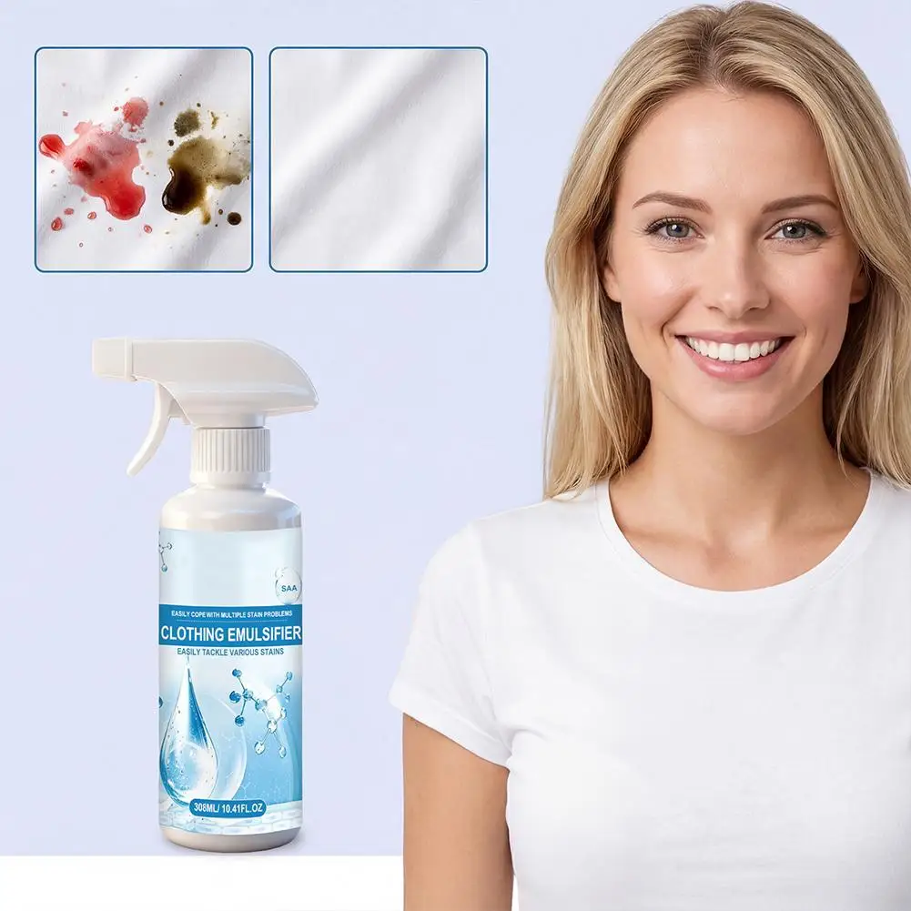 

Clothing Emulsifier Spray, Powerful Stain Removal With Advanced Cleaning Agents, Precise Application, Revitalizes Garments