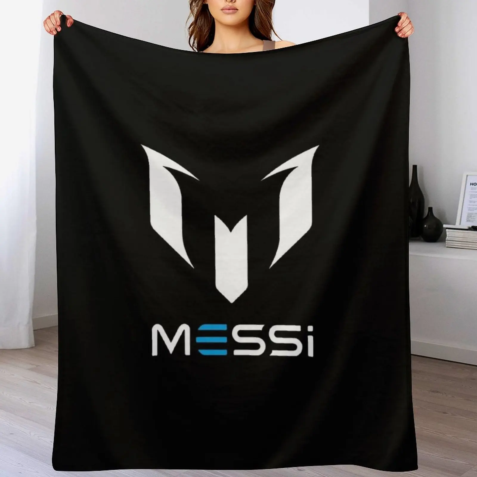 

lionel messi logo Throw Blanket for sofa Heavy Blankets