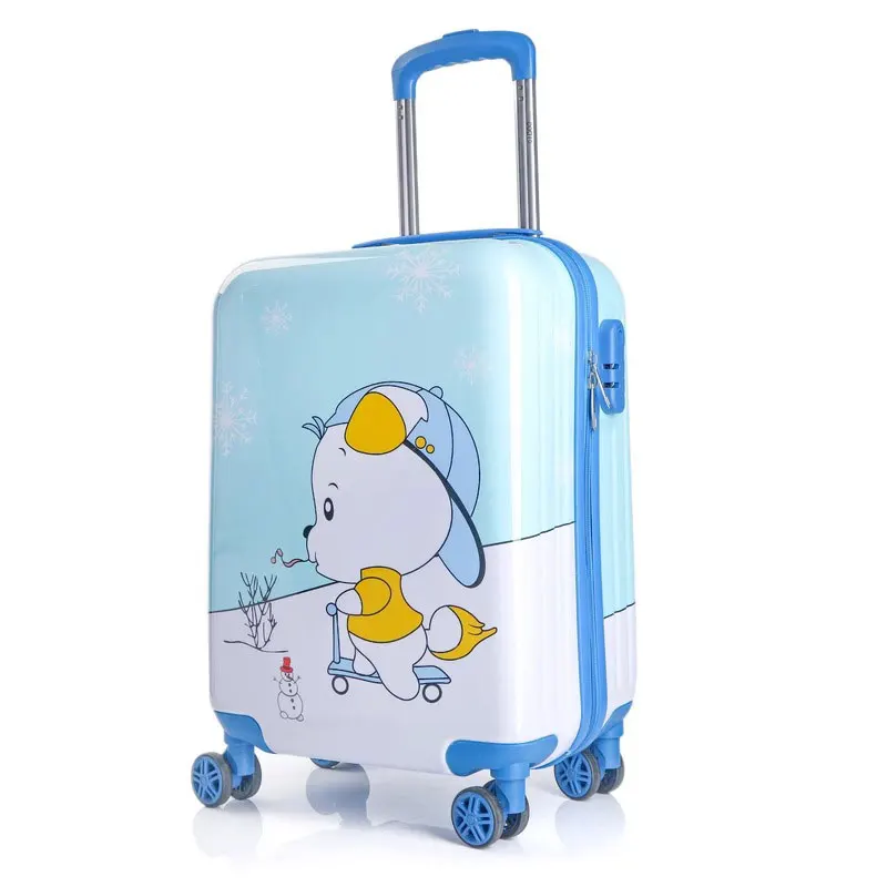 Kids Suitcase Carry-on Cartoon Lightweight Luggage 18/20