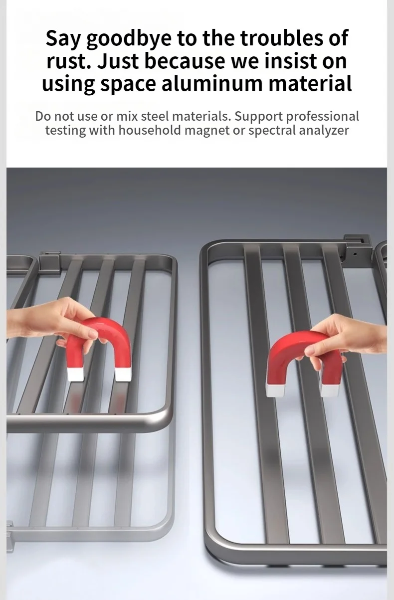 ترقية وسميكة رمادي/أسود 50 سنتيمتر-60 سنتيمتر للطي حامل أرفف المناشف الألومنيوم مع حامل منشفة هوك