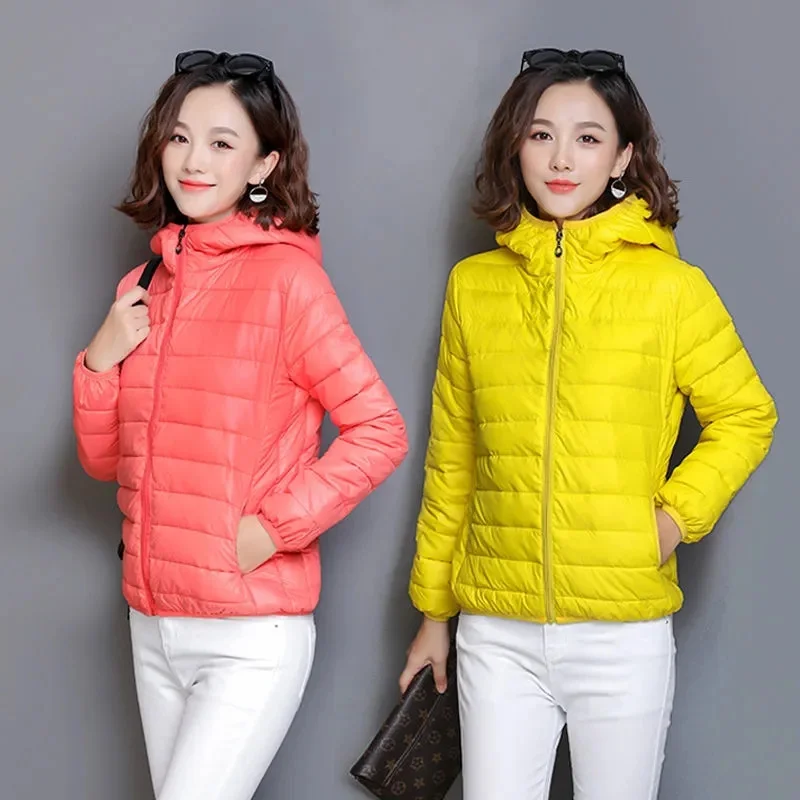 Cotton Padded Parkas Coat Women's 2025New Autumn Winter Cotton-Padded Jacket Female Korean  Thick Bread Clothing Short Outerwear