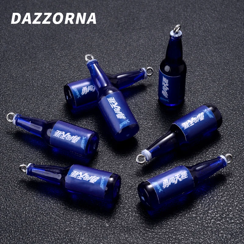 10 قطعة 12x22 مللي متر موضة الراتنج الصودا يمكن قلادة نمط محاكاة دلاية من الراتنج للمجوهرات المفاتيح صنع Keyring بها بنفسك كيرينغ اكسسوارات #4