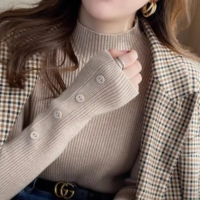 Suéteres Jumpers para mujer, suéter de gran tamaño, estilo occidental, Cuello de piel de pradera, Frontier, vaquera, bordado, adorno de flecos sólido