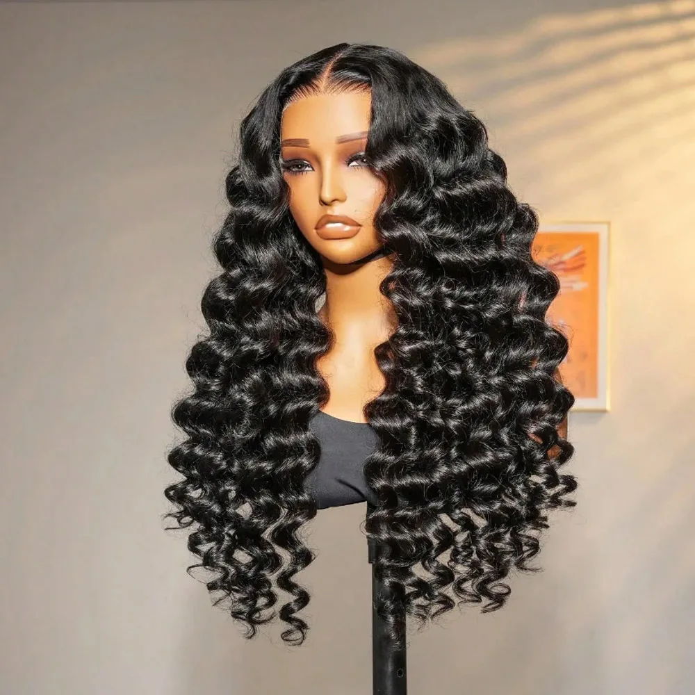 

40-дюймовые свободные глубокие волны 13x6 HD Парики из натуральных волос на кружеве 13x6 HD Прозрачные свободные глубокие волны Кружевные фронтальные парики из человеческих волос