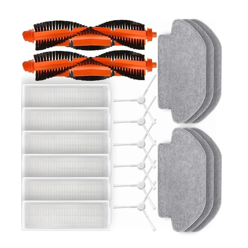 

For Xiaomi S10 S12 B106GL Replacement Spare Parts Accessories Main Side Brush HEPA Filter Mop Cloth Vacuum