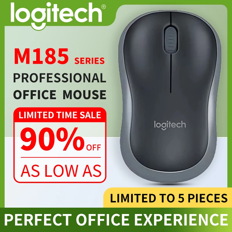 

Logitech M750/M650/M185/330 Wireless Gaming Mouse, Quiet and Compact, Ergonomic Design for Business Offices and Gaming