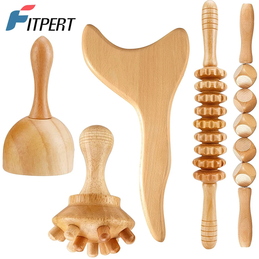 

Professional Wood Therapy Massage Tools,Lymphatic Drainage Massager,Wood Cup Contouring Board,Anti-Cellulite,Body Shaping