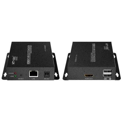 MT-VIKI 120M USB HDMI KVM Extender Over Ethernet, 1080P 60Hz HDMI KVM Transmitter And Receiver Over Ethernet