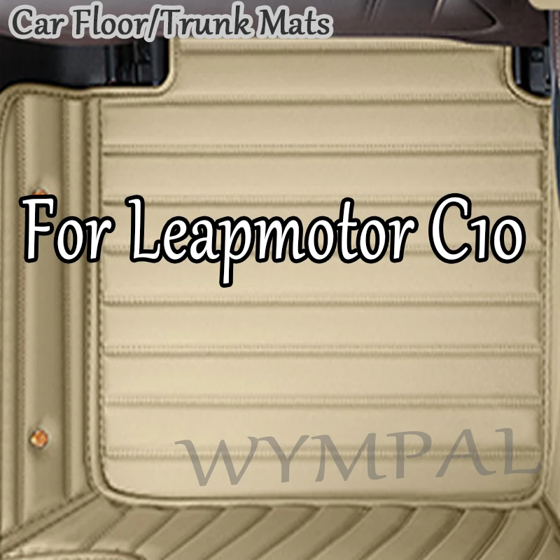 

Luxury Car Floor Mats For Leapmotor C10 2024 2025 2026 2027 Custom Auto Foot Pads Automobile Carpet Cover Interior Accessories