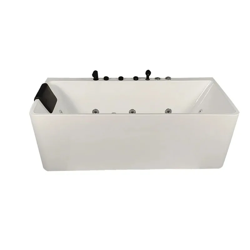 Square surfing jacuzzi acrylic bathtub small household independent thermostatic control board