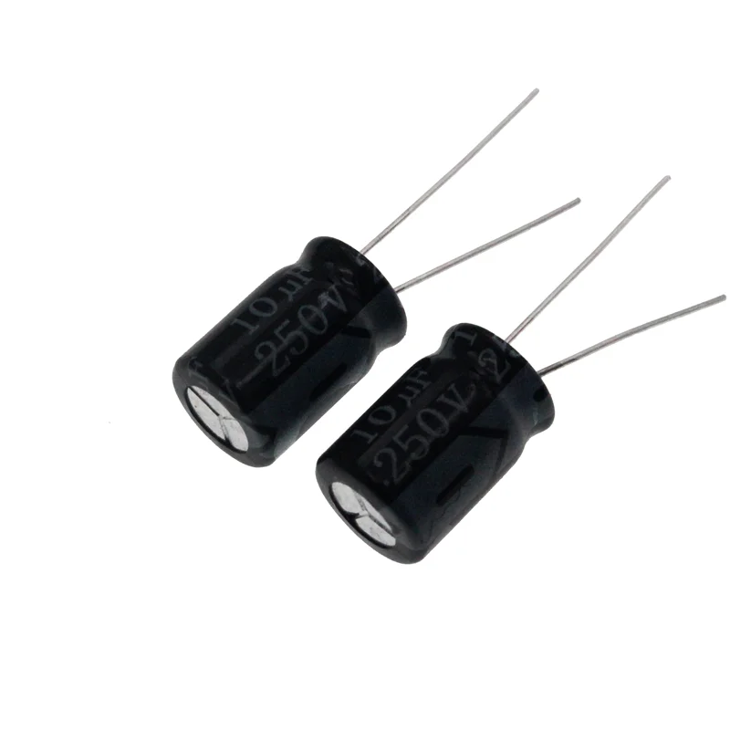 Electrolytic Capacitor 250V 1uF 1mF 2.2uF 2.2mF 3.3uF 3.3mF 4.7uF 4.7mF 6.8uF 6.8mF 10uF 10mF 22uF 22mF 33uF 33mF 47uF 47mF