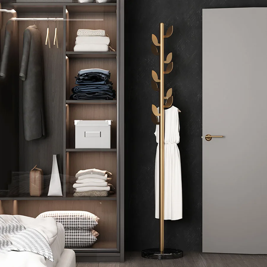 Shop Display Coat Rack Tree Branch Round Base Door Entry Way Coat Rack Stand Designer Modern Metal Industrial Perchero Shelves